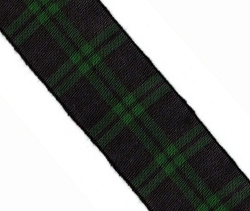 25mm Tartan Ribbon 25 Mtr Roll Black Watch - Click Image to Close
